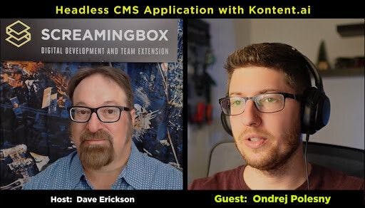 Decorative image for Technology & Business Rundown Podcast # 21 - CMS Application with Kontent.ai